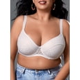 thumbnail image 5 of LJVOGUES Lace Bras for Women Full Coverage Underwire Bras Plus Size Lifting Lace Bra for Heavy Breast, 5 of 10