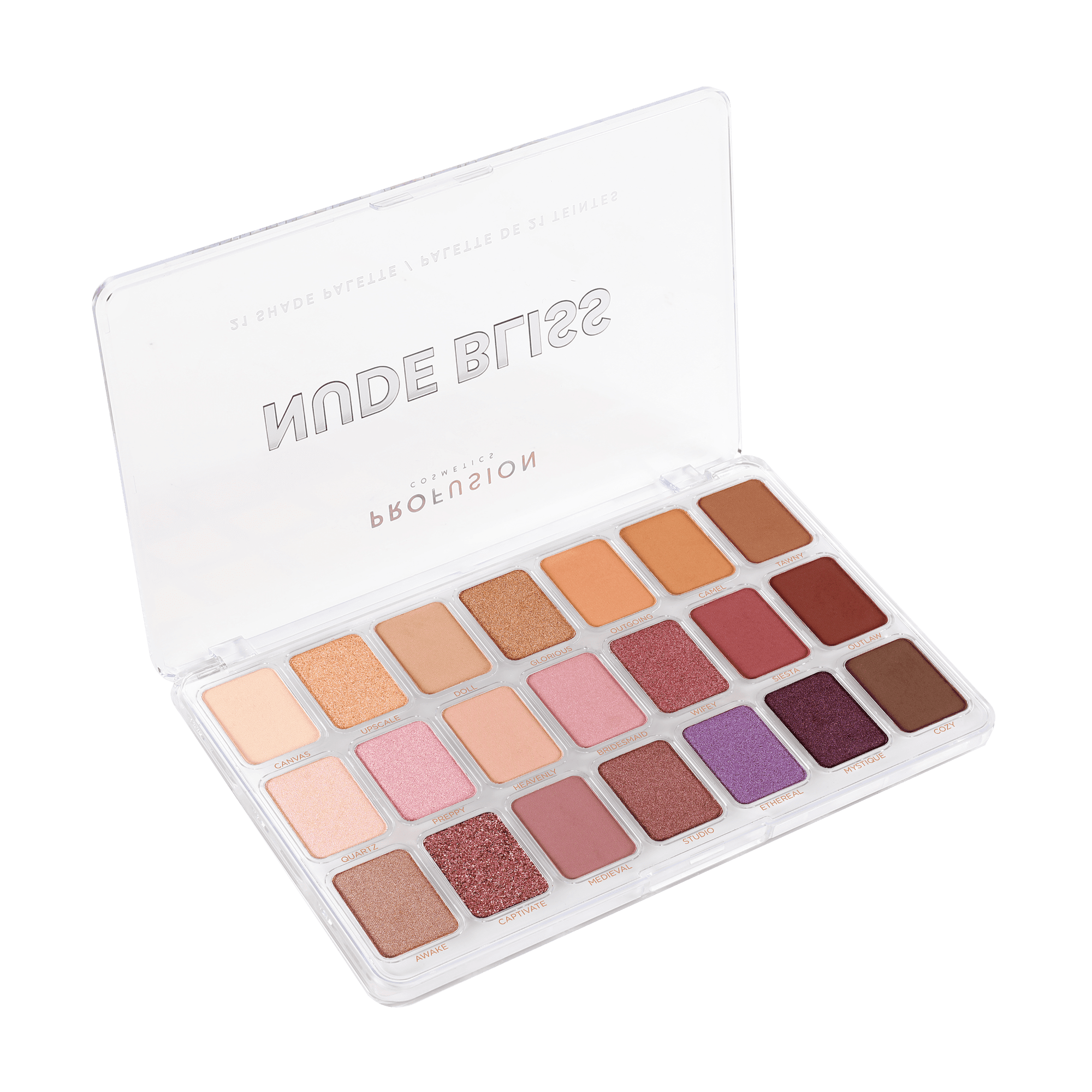 Profusion Cosmetics 21 Shade Eyeshadow Palette - Nude Bliss