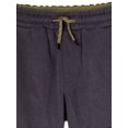 thumbnail image 2 of Wonder Nation Boys’ Pique Cargo Joggers, Sizes 4-18 & Husky, 2 of 3