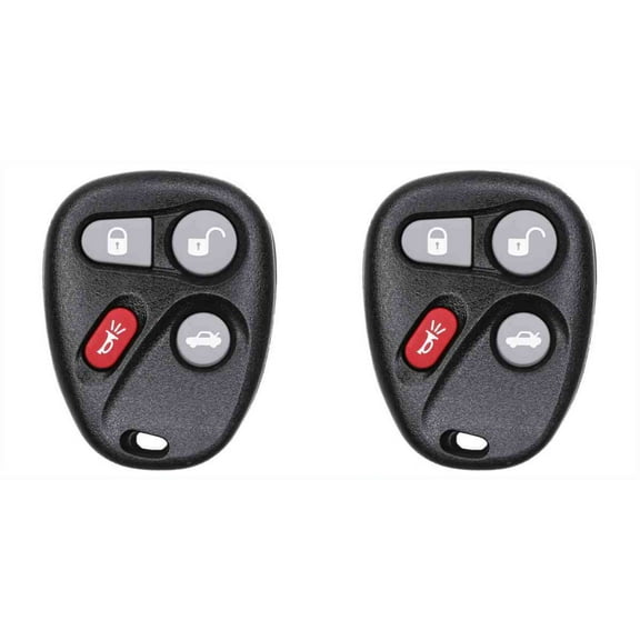 Eye4Techs Car Key Fob Keyless Entry Remote for GMC Envoy 2005 FCC MYT3X6898B Part Number 15008008 15008009 - 2 Pack