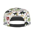 thumbnail image 2 of Kdxio Dinosaur Print Snapback Hat for Men Women,Adjustable Baseball Cap, 2 of 7