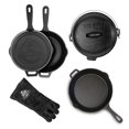 thumbnail image 1 of Pit Boss 6-Piece Pre-Seasoned Cast Iron Set, Cast Iron Beginner Set, 1 of 5