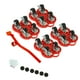 thumbnail image 2 of Elevadores de muebles con ruedas, herramientas prácticas y resistentes para mover muebles, multiusos. Negro Rojo, 2 of 9