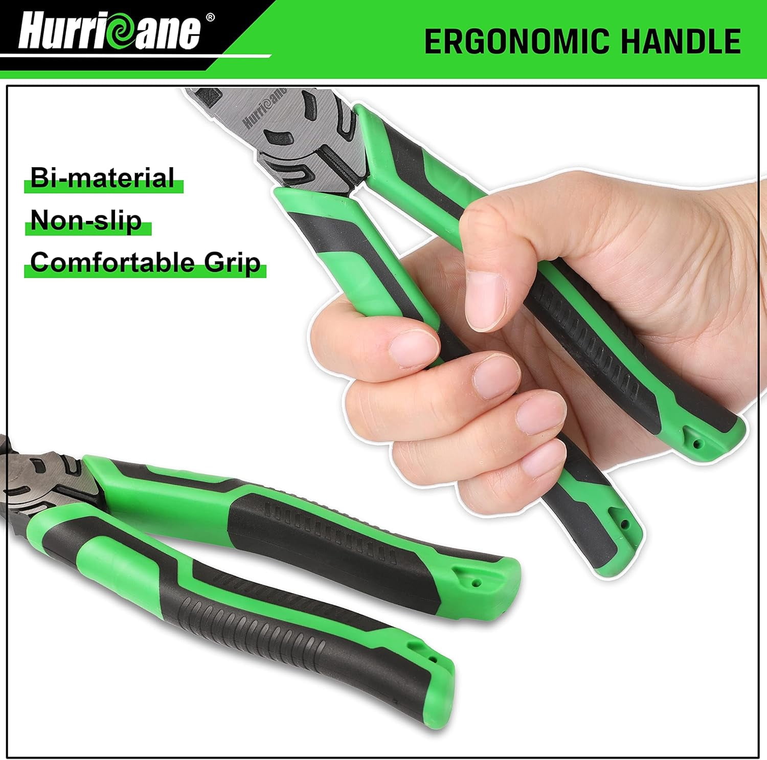 3-Piece Pliers Set - Heavy-Duty with 8-Inch Linesman, Needle Nose Pliers and 6-Inch Diagonal Cutters for Basic Repair