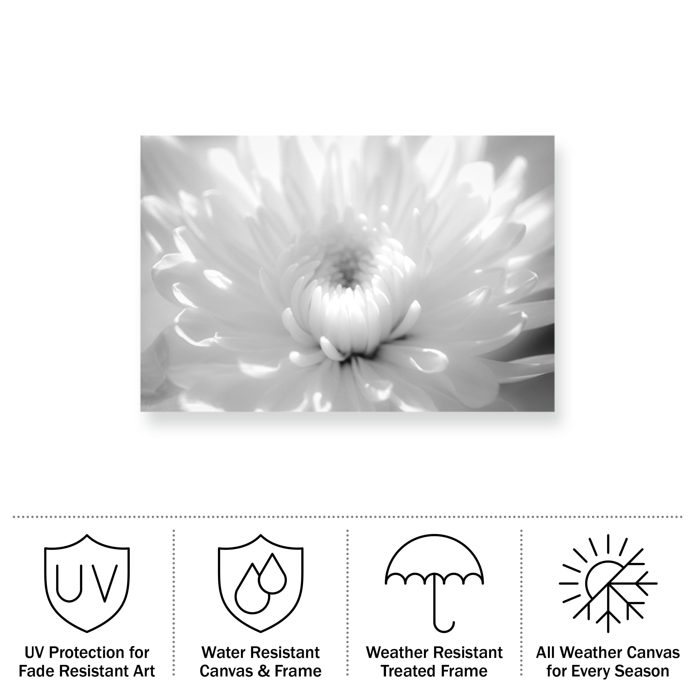 PIPA Fine Art 'Infrared Flower 2' Outdoor All-Weather Wall Decor