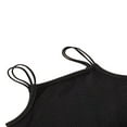 thumbnail image 2 of Girl‘s Vest  Children‘s Solid Color Ribbed Sling Tops Tight Sleeveless Shirt Camisole for Kids, 2 of 4