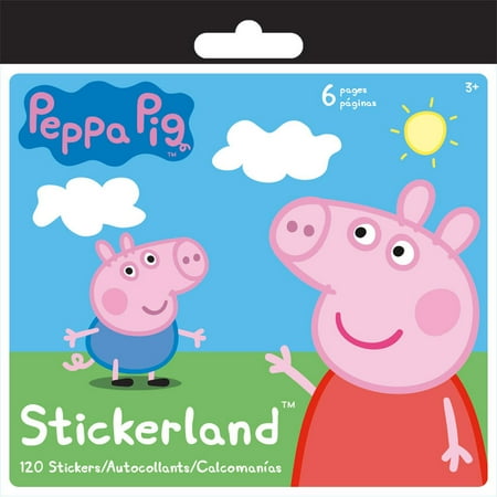  Peppa  Pig  Mini Sticker Pad 120 Stickers Party  Supplies  