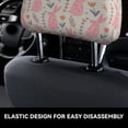 thumbnail image 4 of Naloa Rabbit Print 2 PCS Car All-Inclusive Headrest Cover,Seat Headrest Cover Headrest Cover Protector for Most Car Models, 4 of 9