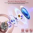 thumbnail image 2 of Auriculares inalámbricos Hupoaf Bluetooth 5.4, 50 h de batería, IP7, 2 of 7
