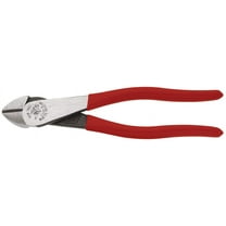 Klein Tools D248-8 High Leverage Pliers, Diagonal Cutters, Angled Head, Standard Cut, 8-Inch Short Jaw Pliers