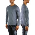 thumbnail image 4 of ToBeInStyle Men's Thermal Long Sleeve Tops w/ Warm Fleece Inner Lining - Grey - Small, 4 of 8