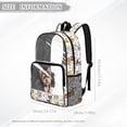 thumbnail image 7 of COEQINE Clear Backpack 17 Inch Transparent PVC & Polyester Backpack, Heavy Duty Lightweight Travel Daypack, Large Capacity Bookbag Work Bag for Women Girls Kids, Yorkshire Terrier, 7 of 7