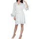 thumbnail image 2 of VISgogo Vestido de Dormir para Mujer, Pijama de Noche de Cintura Alta de Color Sólido de Terciopelo Ropa de baño para el baño VISgogo  moda, 2 of 8