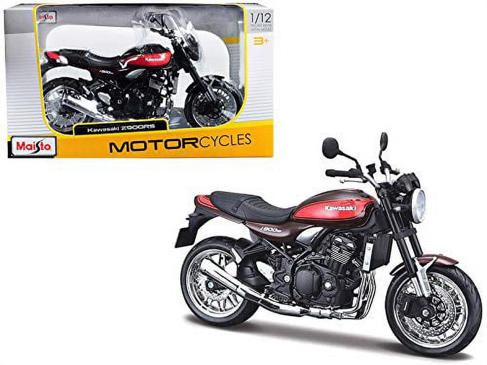Kawasaki Z900RS (Z900 RS) - Orange - Black 1/12 Scale Diecast Model Motorcycle