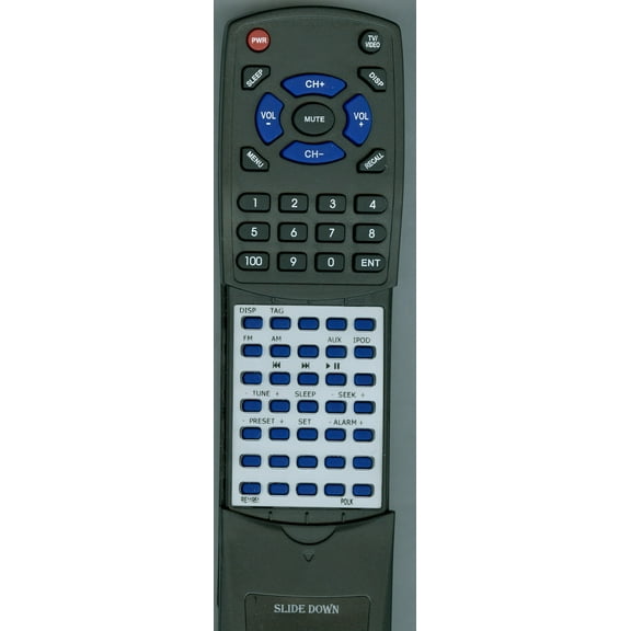 Replacement Remote for POLK RE1195-1, RE11951, RTRE11951, ES2, ISONIC ES2, ISONICES2