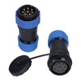 thumbnail image 3 of Herwey Waterproof Aviation Cable Connector Socket, Aviation Plug Socket Oxidation Resistance For Electronic Equipment, 3 of 8