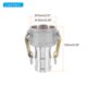 thumbnail image 2 of Uxcell 2 Paquete 2" Adaptadores de Bloqueo de Cámara de Aluminio - Adaptador Macho x Rosca NPT Femenina, 2 of 5