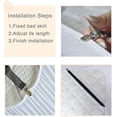 thumbnail image 3 of 8pcs (30cm to 120cm) Adjustable Fitted Sheet Bed Sheet Tensioner, Adjustable Tensioners, Fits All Beds and Mattresses, Black, 3 of 4