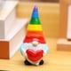thumbnail image 1 of Adorable Decoración De Gnomo Arcoíris Para Árbol De Navidad. Sincera. Colorida Figurita De Enano Con Barba Blanca. ¡El Hogar Perfecto!, 1 of 4