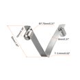 thumbnail image 2 of Unique Bargains 12pcs Double Button Kayak Paddle Snap Spring Clip 50x10mm V Shaped Solid Lift Telescopic Locking Pole Clips, 2 of 5