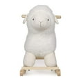 thumbnail image 2 of GUND 21.5 Inch Baby Lamb Plush Stuffed Animal Rocker w/ Wooden Base, Cream, 2 of 6
