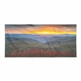 thumbnail image 1 of Appalachian Gym Towel, Fascinating Panoramic Photo of Picturesque Sunset in Blue Ridge Parkway, One-Sided Quick Dry Microfiber for Beach Fitness & Swimming, 60" x 30", Multicolor, by Ambesonne, 1 of 2
