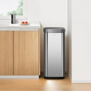 EKO 80L Square Slim Motion Sensor Stainless Steel Trash Can