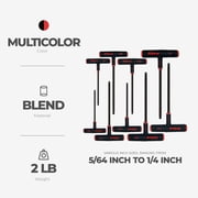 Eklind Tool 9 Piece Set Power T Handle Ball Hex Key Steel Allen Wrench