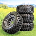 thumbnail image 3 of Antego 23x10.50-12 4 Ply Golf/ATV/UTV/RTV Tires & Charcoal Grey Wheels (Set of 4), 3 of 7