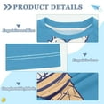 thumbnail image 2 of FORMRS Boys Rash Guard with Short Sleeves UPF 50+ Swim Shirts Sizes 3-12T, Ice Cream Cat, 2 of 6