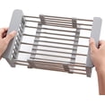 thumbnail image 2 of Escurridor de platos extensible TUNC Escurridor de acero inoxidable, 2 of 5
