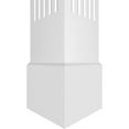 thumbnail image 4 of Ekena Millwork 12"W x 8'H Craftsman Classic Square Non-Tapered Fluted Column w/ Standard Capital & Standard Base, 4 of 9