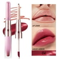 thumbnail image 2 of Double Ended Lip Liner And Gloss 2 In 1 Multifunctional Lip Pencil For Precise Definition And Shine Long Lasting Non Lip Makeup, 2 of 3