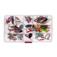thumbnail image 1 of Caja de señuelos de fundición coloridos 30pcs Crankbaits Sunnimix Lentejuelas de pesca, 1 of 6