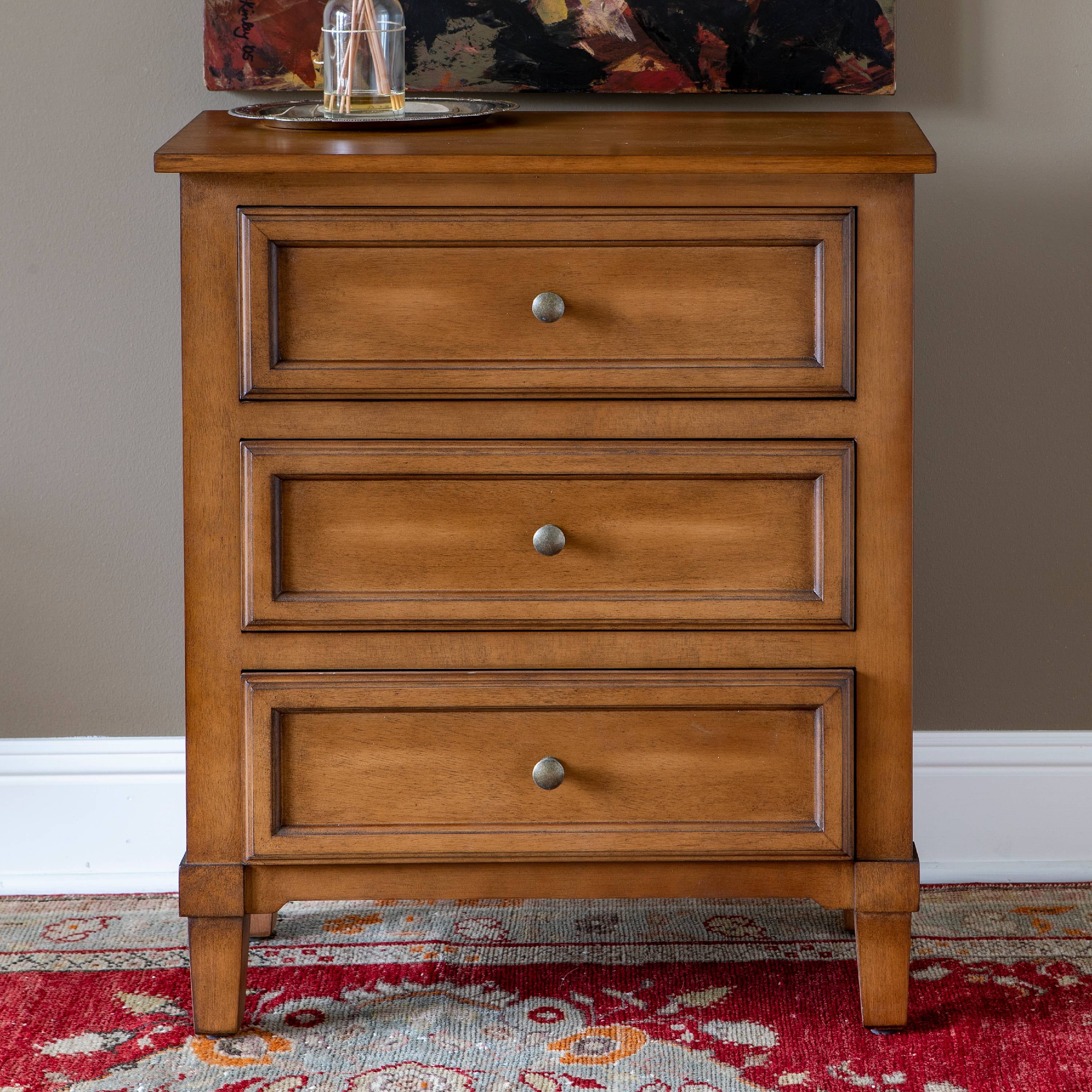 Décor Therapy Beckett 3-Drawer Side Table - Walmart.com