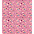 thumbnail image 3 of Geometric Duvet Cover Set, Triangles Postmodern Style Inspired Contemporary Pop Art Look Print, Decorative 3 Piece Bedding Set with 2 Pillow Shams, King Size, Pastel Pink Multicolor, by Ambesonne, 3 of 3