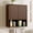 Brown, variant on Joyyskill Fluted Wall Cabinets with Doors and Shelves Set of 2, Modern Medicine Cabinet Bathroom Adjustable Shelf Towel Rack Wood Storage Cabinet,Brown