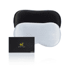 RUIPTSKE Mulberry Silk Sleep Eye Masks, Caring For Deep Sleep, Adjustable Elastic Band, 2 Pc Set
