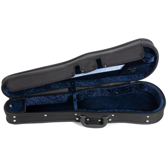 GEWA Concerto Viola Case Shaped 15" Black/Blue with Padded Suspension