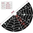 thumbnail image 5 of Halloween Spider Web Black Funny Star 36 Inch Christmas Tree Skirt Carpet Mat Funny Party Soft Cover Mat Decor Supplies for Xmas Halloween Decorations Occasion Farmhouse, 5 of 6