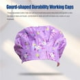 thumbnail image 5 of ruzhgo Operating Hats Nurses Long-time Service Gourd-shaped Pure Color Button Professional Assorted Colors Multifunctional Working Caps Hallowmas Yellow G-05, 5 of 5