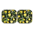 thumbnail image 7 of Haiem Lemon Fruits Flowers Leaves Car Windshield Sun Shade (2 Pieces) Foldable Windshield Sun Shade Car Accessories for Truck SUV Pickup-Small, 7 of 7