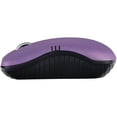 thumbnail image 4 of Verbatim Commuter Series Cordless Optical Computer Mouse, 3 Buttons, 2.4 GHz (Matte Purple), 4 of 5