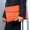 Orange, variant on WUXIAB Pu Leather File Folder,A4 Document Holder,Waterproof Portfolio Envelope,Magnetic Closure Folder Case,Snap Closure File Holder,Paper Bill Storage Folder,Stationery Organizer Case Black