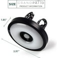 thumbnail image 3 of GRANDPATIO Cordless 12 LED Offset Rechargeable Cantilever Umbrella Lamp 3 Modes with Remote Control for Tents, 2.48in(H), 3 of 7