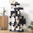 thumbnail image 4 of Árbol para Gatos Hey-brother Multi-Niveles Mueble Condominio Gris Ahumado, 4 of 9
