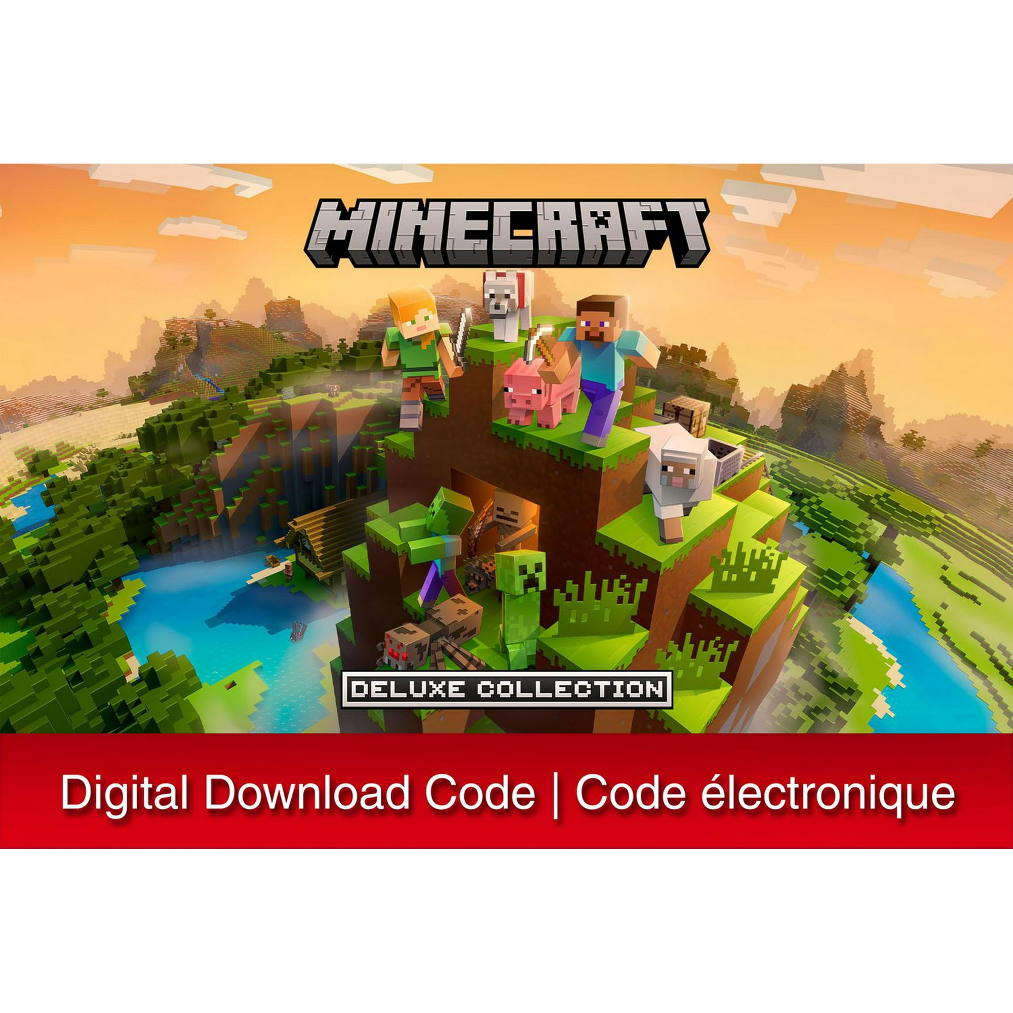Minecraft Deluxe Collection Nintendo Switch Digital Code Walmart