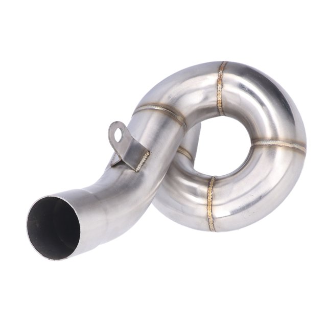 Tubo de enlace medio de escape,Tubo de escape medio Slip Piezas de motocicleta Tubo medio de escape Ultra sensible