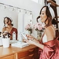 thumbnail image 2 of Impressions Vanity Hollywood Glow Pro LED Makeup Mirror, Tabletop Wall Mount with Detachable Base (Pro Black), 2 of 13