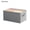 grey M, variant on Foldable Collapsible Fabric Drawer Storage Box, Dresser Storage Non Woven Drawer Organizer with Handle for Clothes Socks Underwear